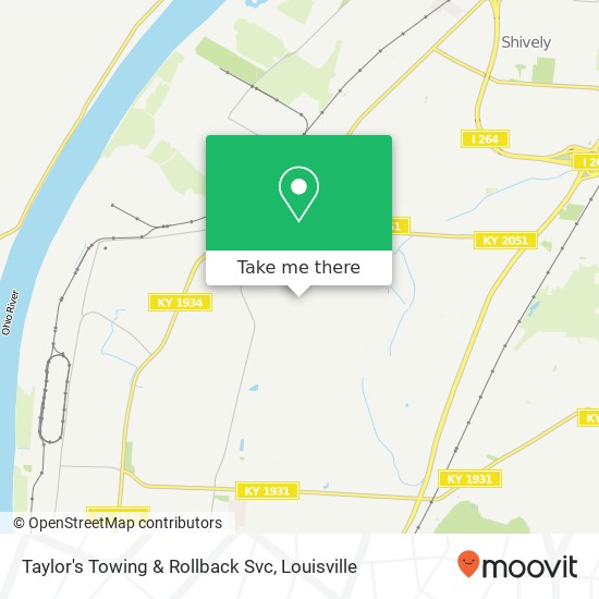 Mapa de Taylor's Towing & Rollback Svc