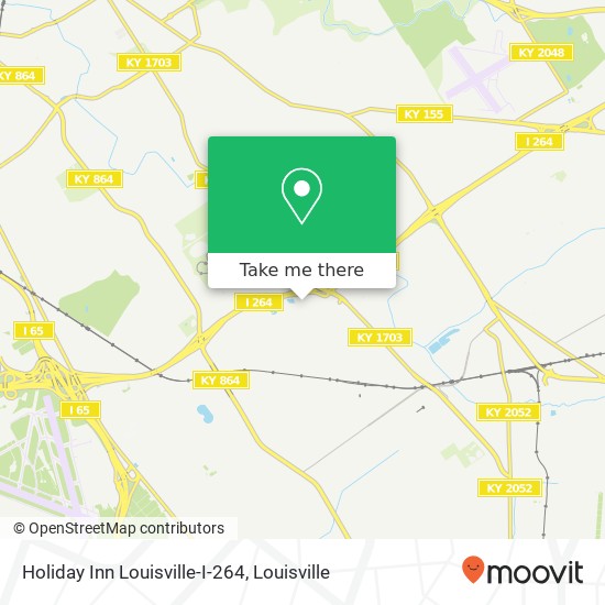 Mapa de Holiday Inn Louisville-I-264