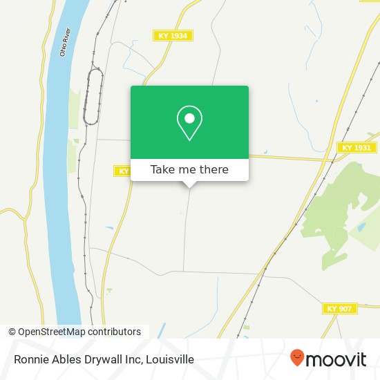 Mapa de Ronnie Ables Drywall Inc