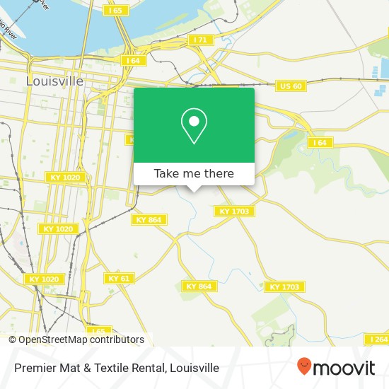 Mapa de Premier Mat & Textile Rental