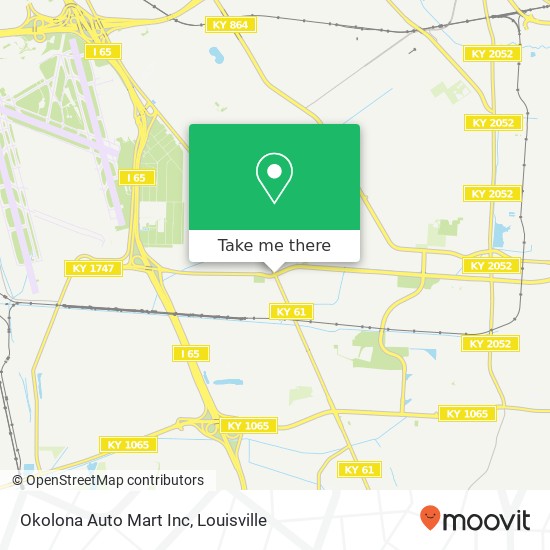 Mapa de Okolona Auto Mart Inc