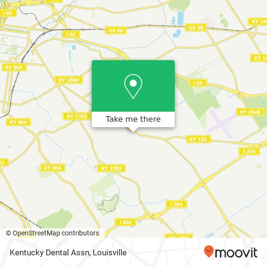 Kentucky Dental Assn map