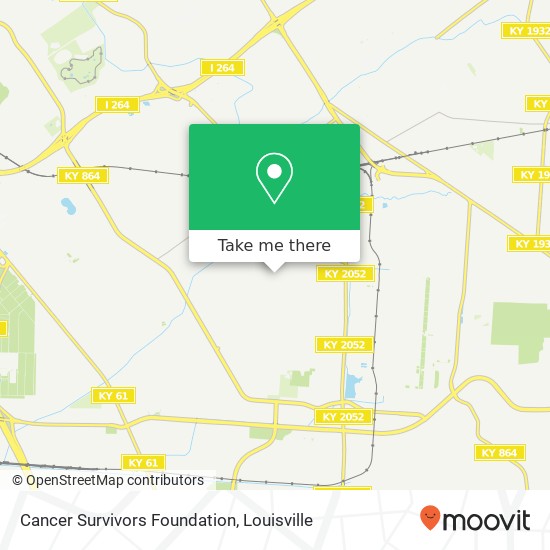 Cancer Survivors Foundation map