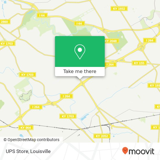 Mapa de UPS Store