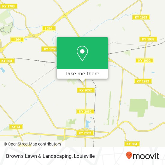 Mapa de Brown's Lawn & Landscaping