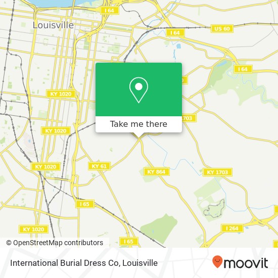 Mapa de International Burial Dress Co