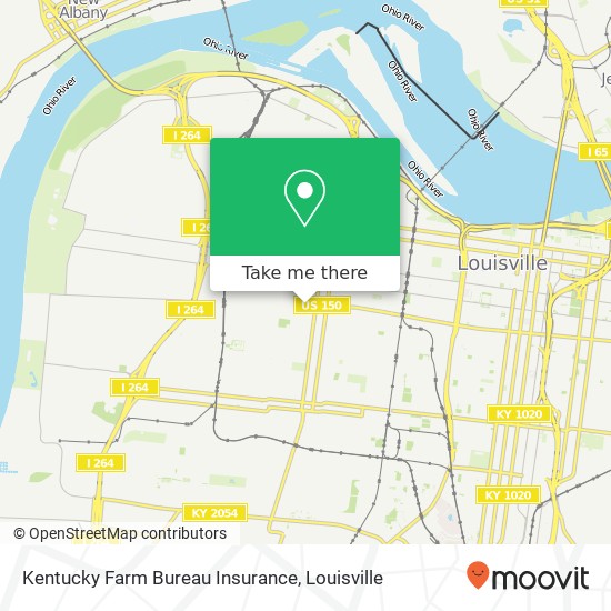 Mapa de Kentucky Farm Bureau Insurance