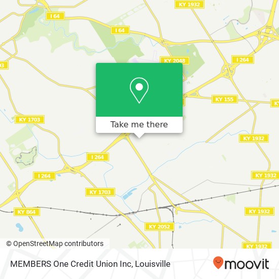 MEMBERS One Credit Union Inc map