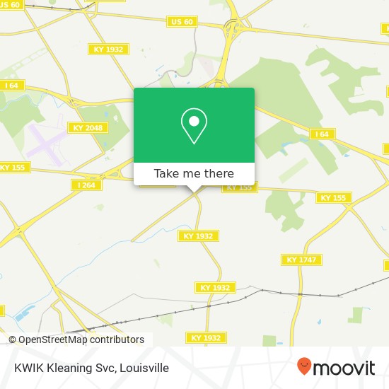 KWIK Kleaning Svc map