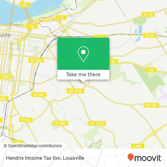 Hendrix Income Tax Svc map