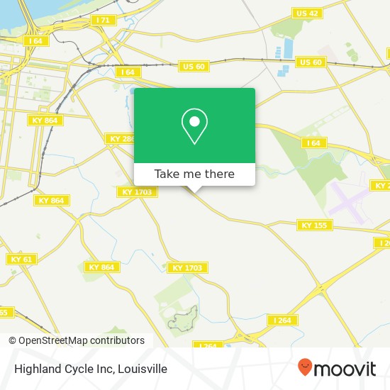 Highland Cycle Inc map