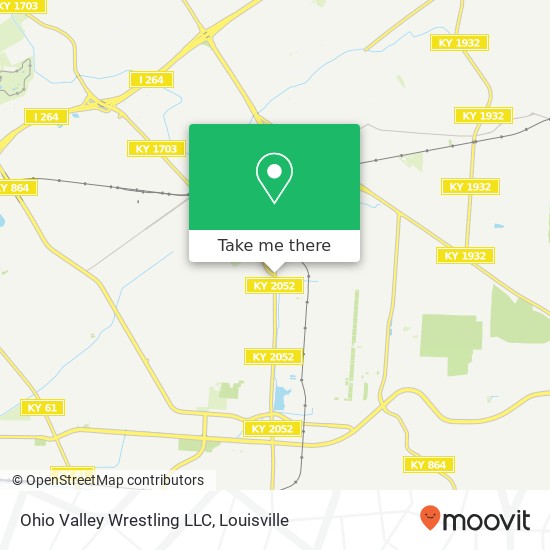 Mapa de Ohio Valley Wrestling LLC