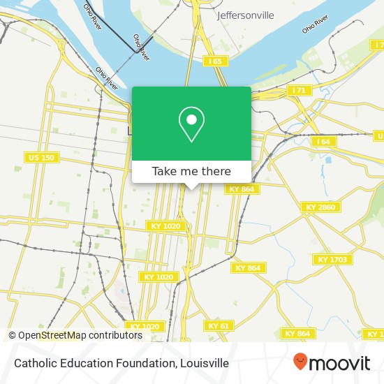 Mapa de Catholic Education Foundation