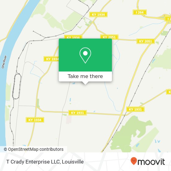 T Crady Enterprise LLC map