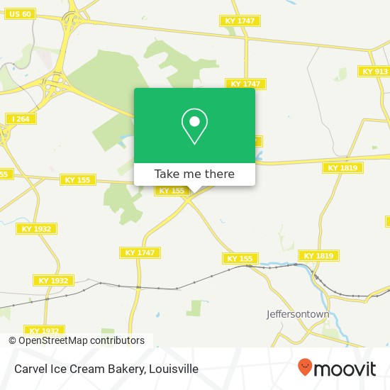 Mapa de Carvel Ice Cream Bakery