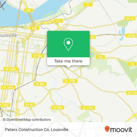 Mapa de Peters Construction Co