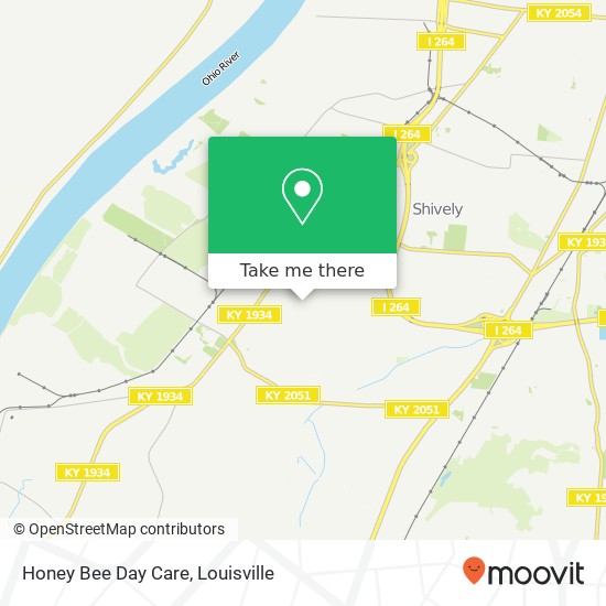 Mapa de Honey Bee Day Care