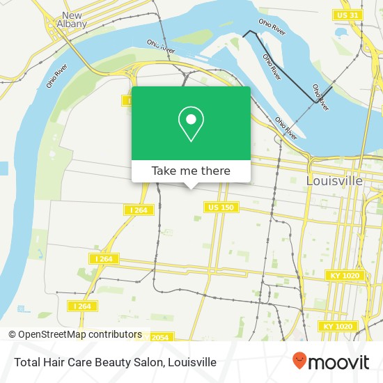 Total Hair Care Beauty Salon map