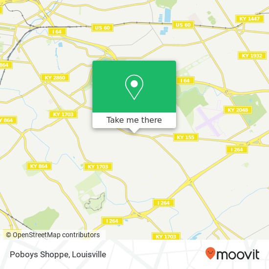 Mapa de Poboys Shoppe