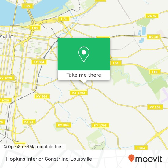 Mapa de Hopkins Interior Constr Inc