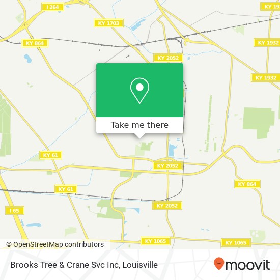 Brooks Tree & Crane Svc Inc map