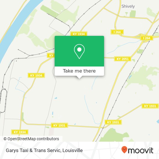 Garys Taxi & Trans Servic map