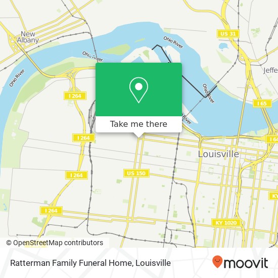 Ratterman Family Funeral Home map