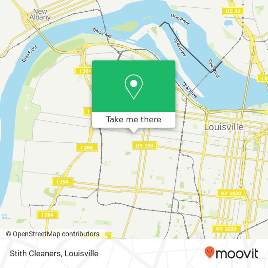 Stith Cleaners map