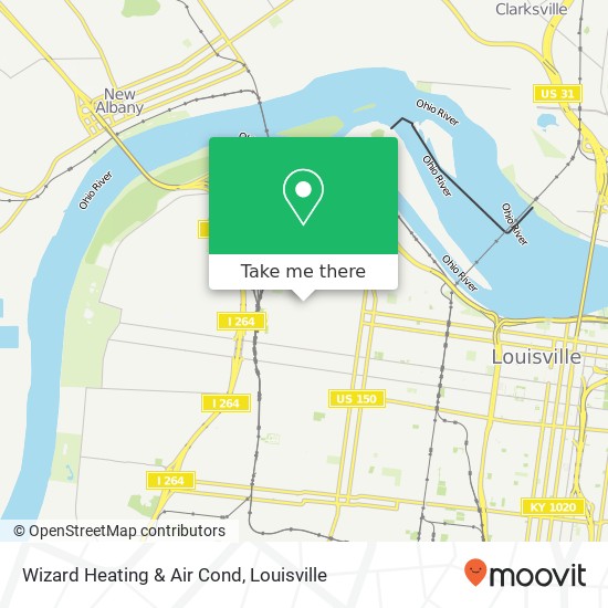 Wizard Heating & Air Cond map
