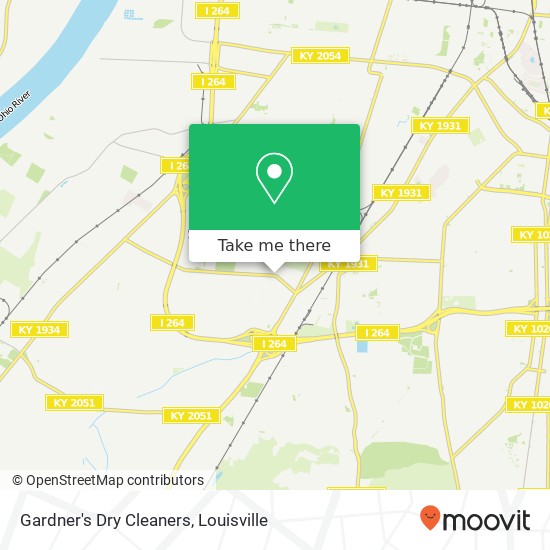 Gardner's Dry Cleaners map