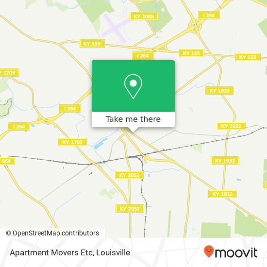 Mapa de Apartment Movers Etc