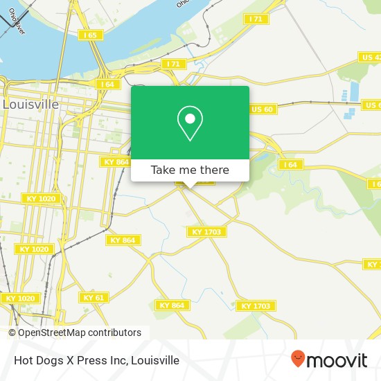 Hot Dogs X Press Inc map