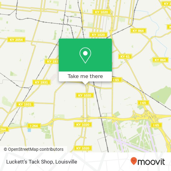Mapa de Luckett's Tack Shop