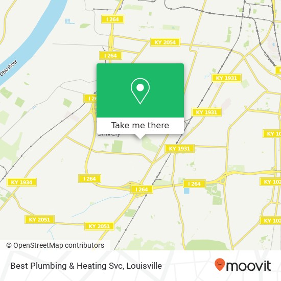 Best Plumbing & Heating Svc map