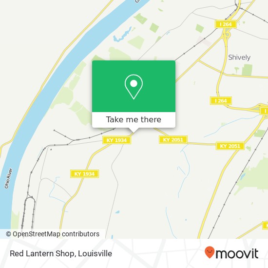 Red Lantern Shop map