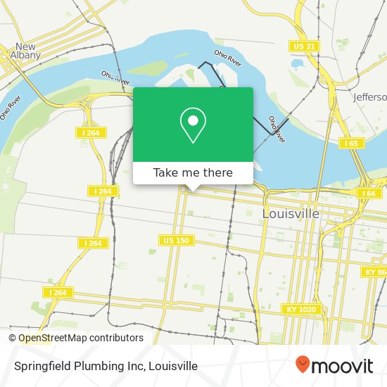 Mapa de Springfield Plumbing Inc