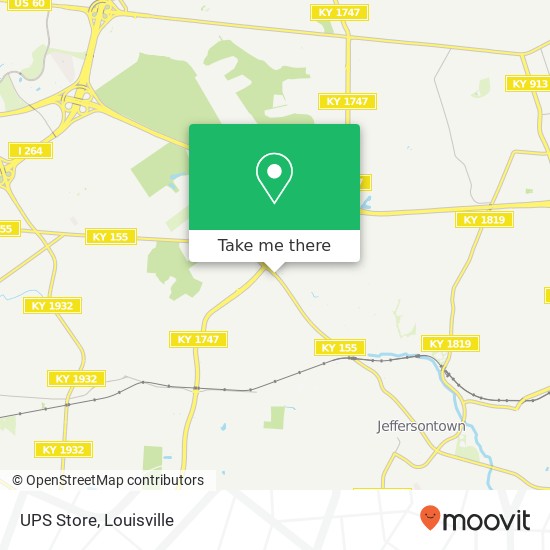 Mapa de UPS Store