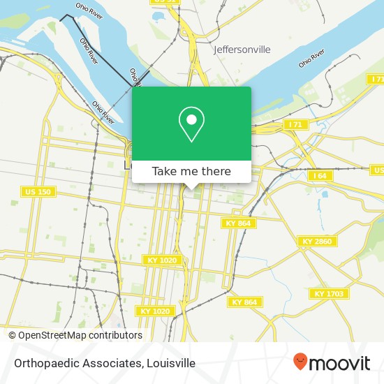 Orthopaedic Associates map