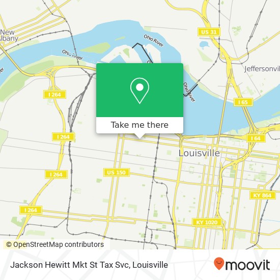 Mapa de Jackson Hewitt Mkt St Tax Svc