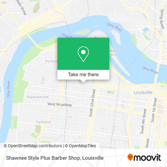 Shawnee Style Plus Barber Shop map