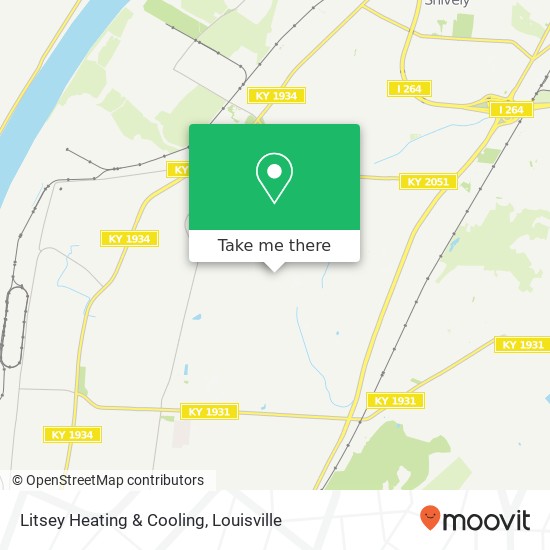 Litsey Heating & Cooling map