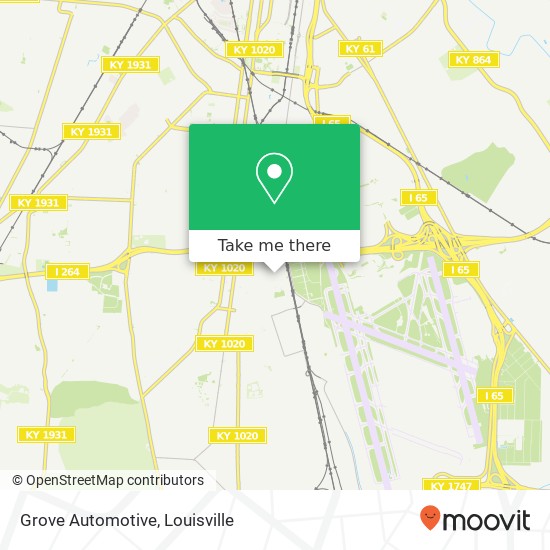 Mapa de Grove Automotive