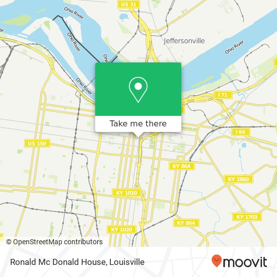 Ronald Mc Donald House map