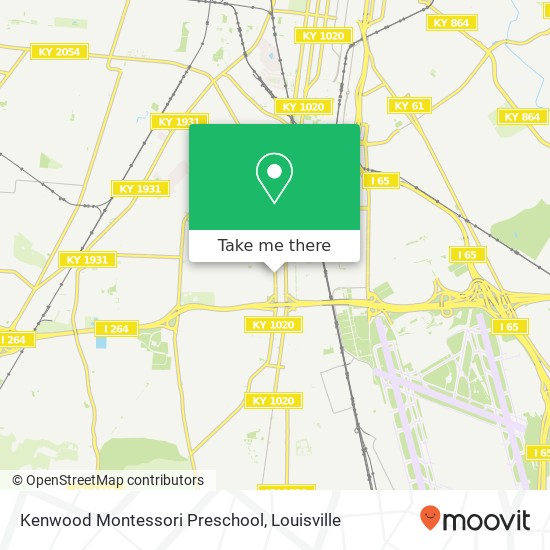 Mapa de Kenwood Montessori Preschool