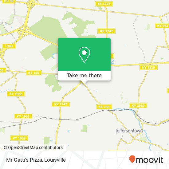 Mapa de Mr Gatti's Pizza