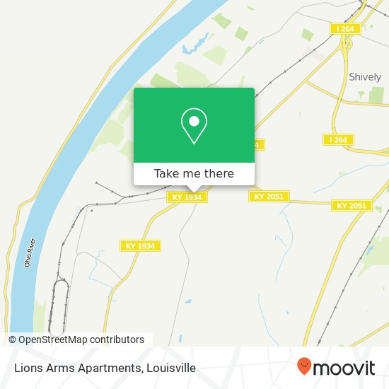 Mapa de Lions Arms Apartments