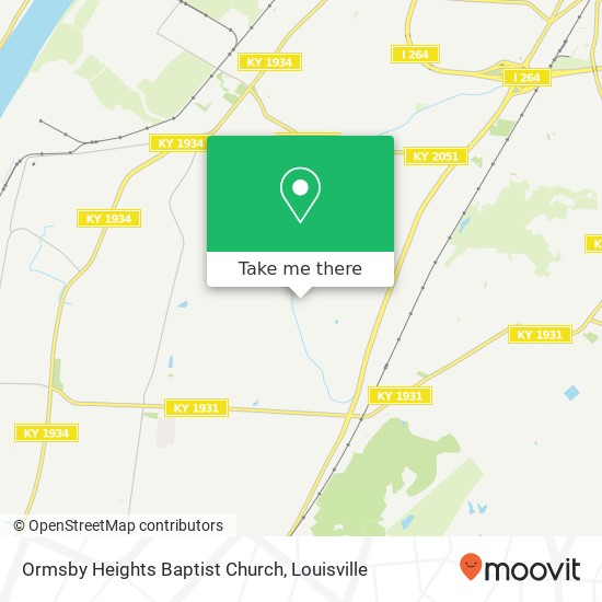 Ormsby Heights Baptist Church map