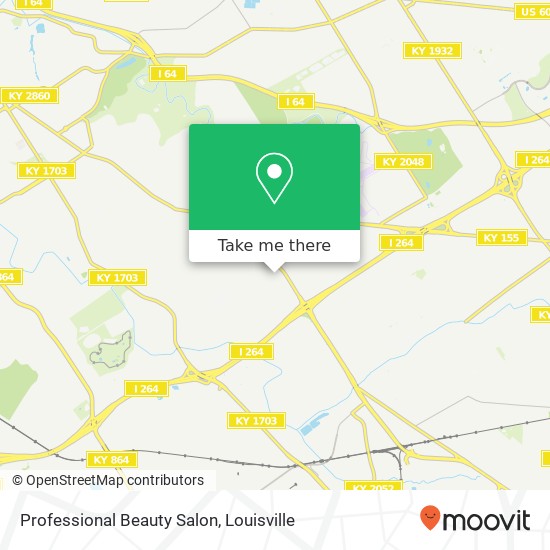 Professional Beauty Salon map