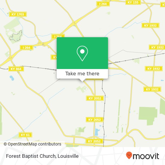 Mapa de Forest Baptist Church