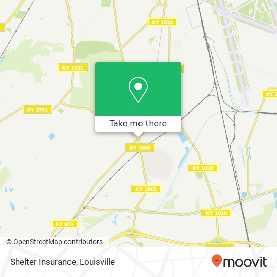 Shelter Insurance map